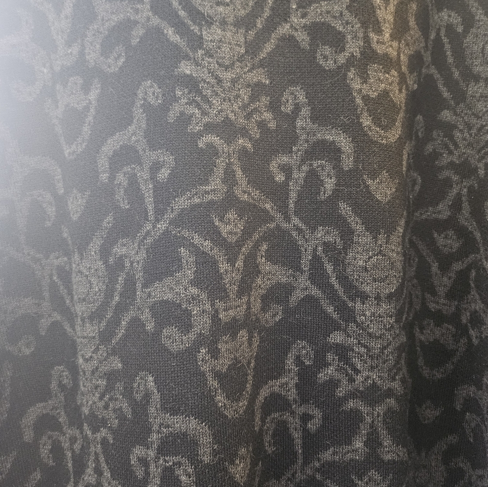 Dialogue, Merino Wool Blend Button Front Long Car… - image 6